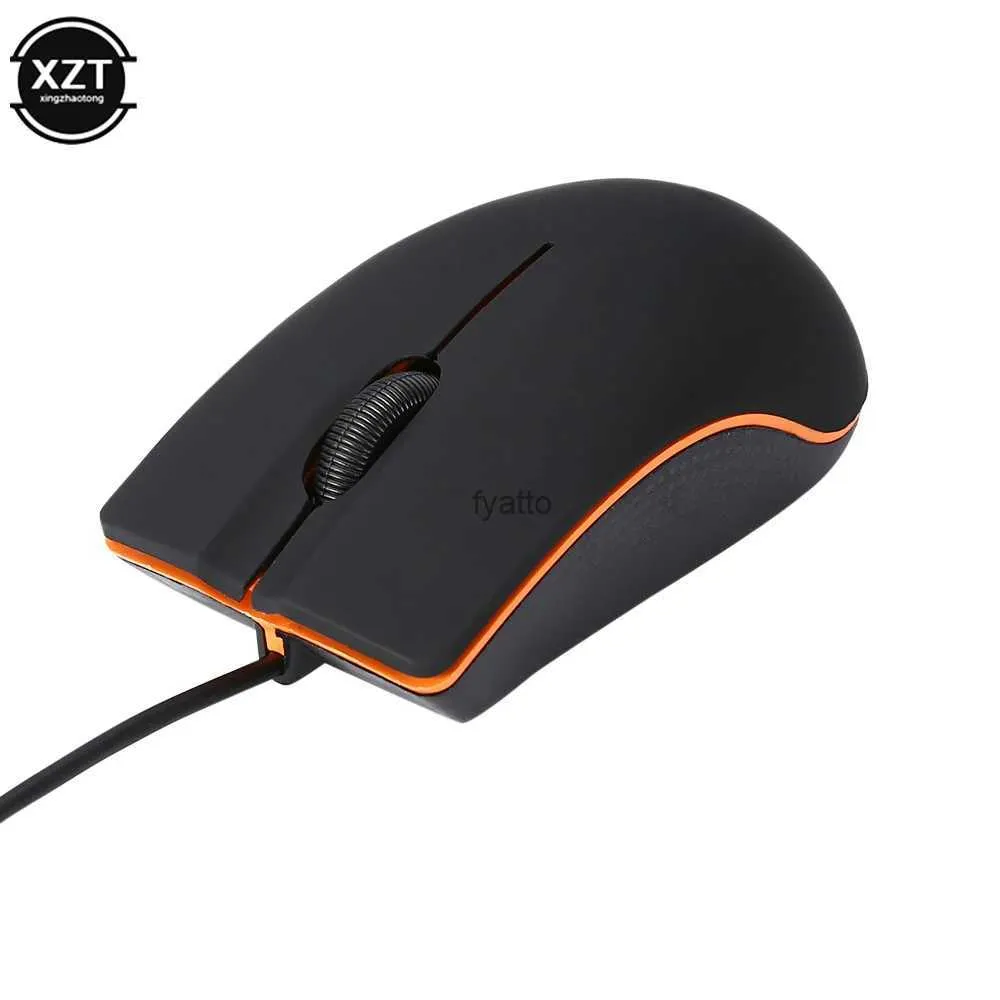 MICE USB Mini Wired Mouse 3D Optisch gaming Mat Ergonomisch geschikt voor pc -laptop Home Computer H240407