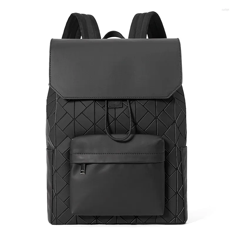 Backpack 2024 Water Resistant Business Designer Geometric Backpacks School Bags Student Rucksack Mochila Shoulder Laptop Bag