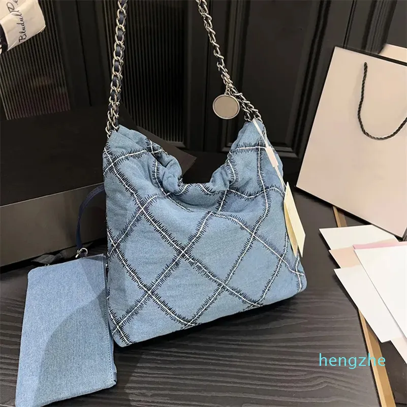 designer bag Garbage women's Denim Shopping Bag Tote diamond gingham on tote the go Shoulder crossbody bag