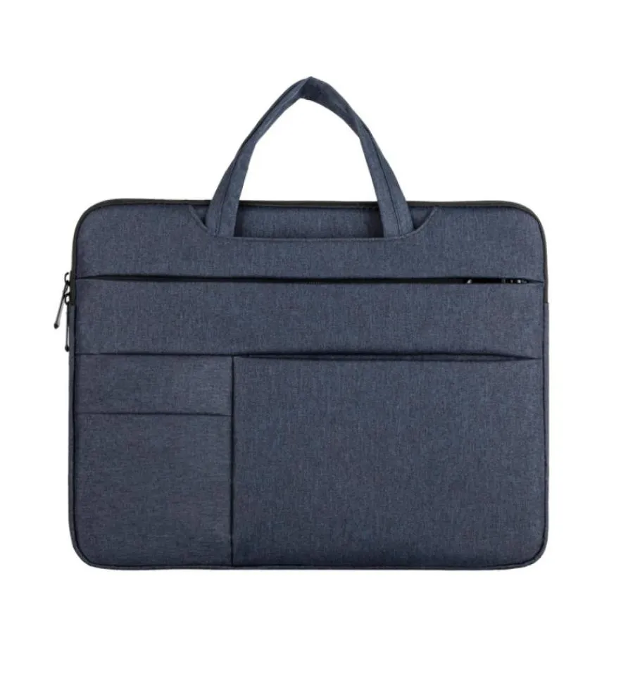 Mode bärbar väska 13 14 15 156 vattentät anteckningsbokfodral dator handväska macbook air proxiaomi huawei portfölj9070469