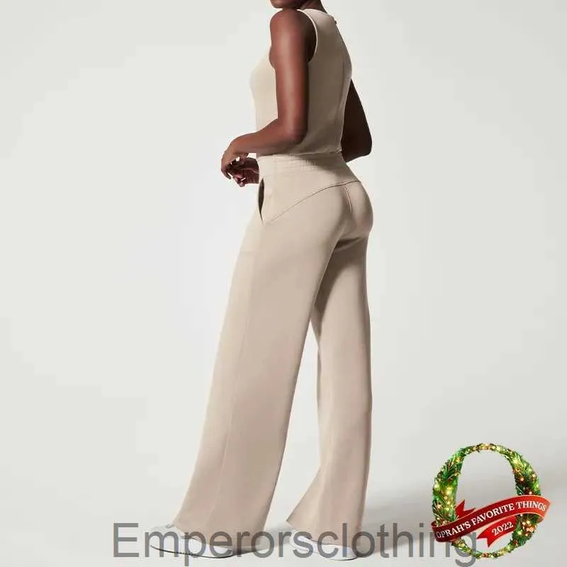 2023 lente/zomer nieuwe veelzijdige mode slanke casual dames mouwloze solide kleur forens broek jumpsuit