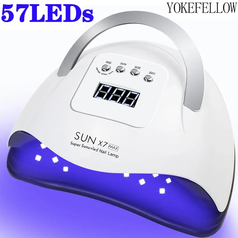 Moulures LAMPE LED UV pour les ongles Lampe de séchage pour maintenue 4 minuteur avec fonction de la lampe à ongles professionnels de la fonction Menory pour tous types Salon de gel à ongles