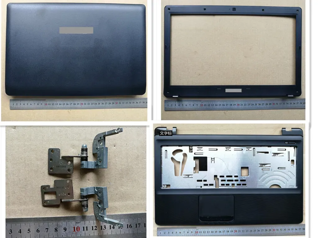 Enquadra o novo laptop para asus k52jk a52jr x52jv a52j k52 a52 x52 lcd tampa traseira de capa/painel frontal/palmrest/dobradiças