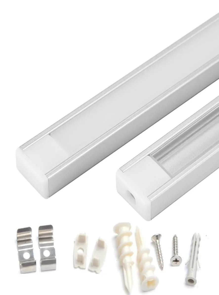 1M 15M 2M LED شريط الألومنيوم الخاص بـ 5050 5630 LED BAR HARD LED BAR قناة الألومنيوم مع COVER CAP CLIPS4121353