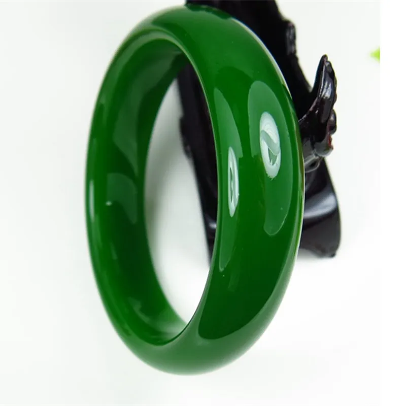 Hetian Jade Armband Women's Spenat Green Kunlun Jade Jasper Jade Agate Chalcone Armband