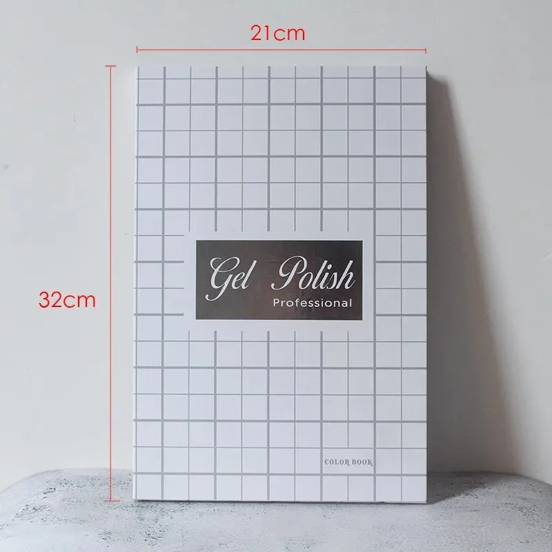 2024 144/Nail Display Book Tips for Display Color Book Nail Polish Chart Polish Card Board Salon Showing Shelf Gel SwatchNail Polish Chart Display