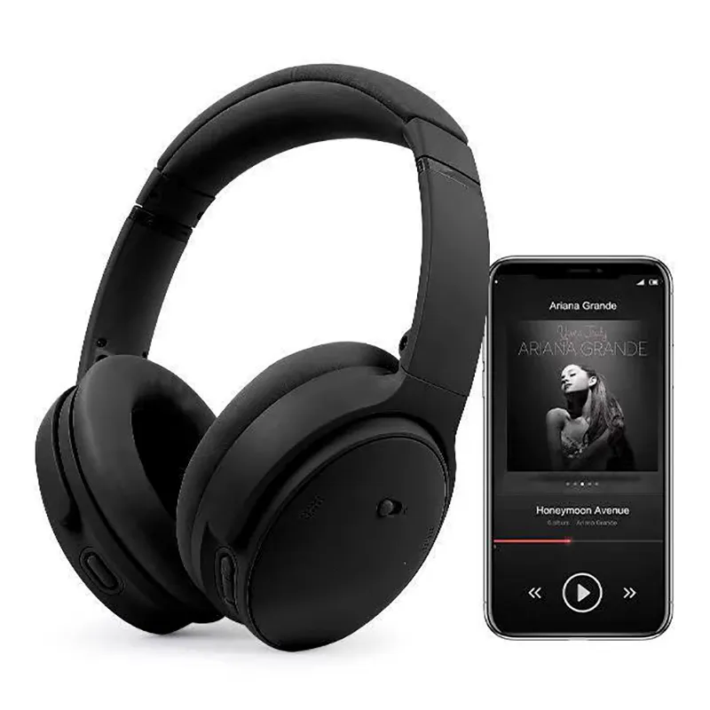 För QC T35 Apple -hörlurar Earbuds Trådlöst brusreducerande headset Bluetooth Bilaterala stereo -vikbara hörlurar lämpliga för mobiltelefoner Datorer AirPod