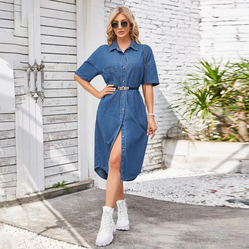 Denim party wear dress new arrivals