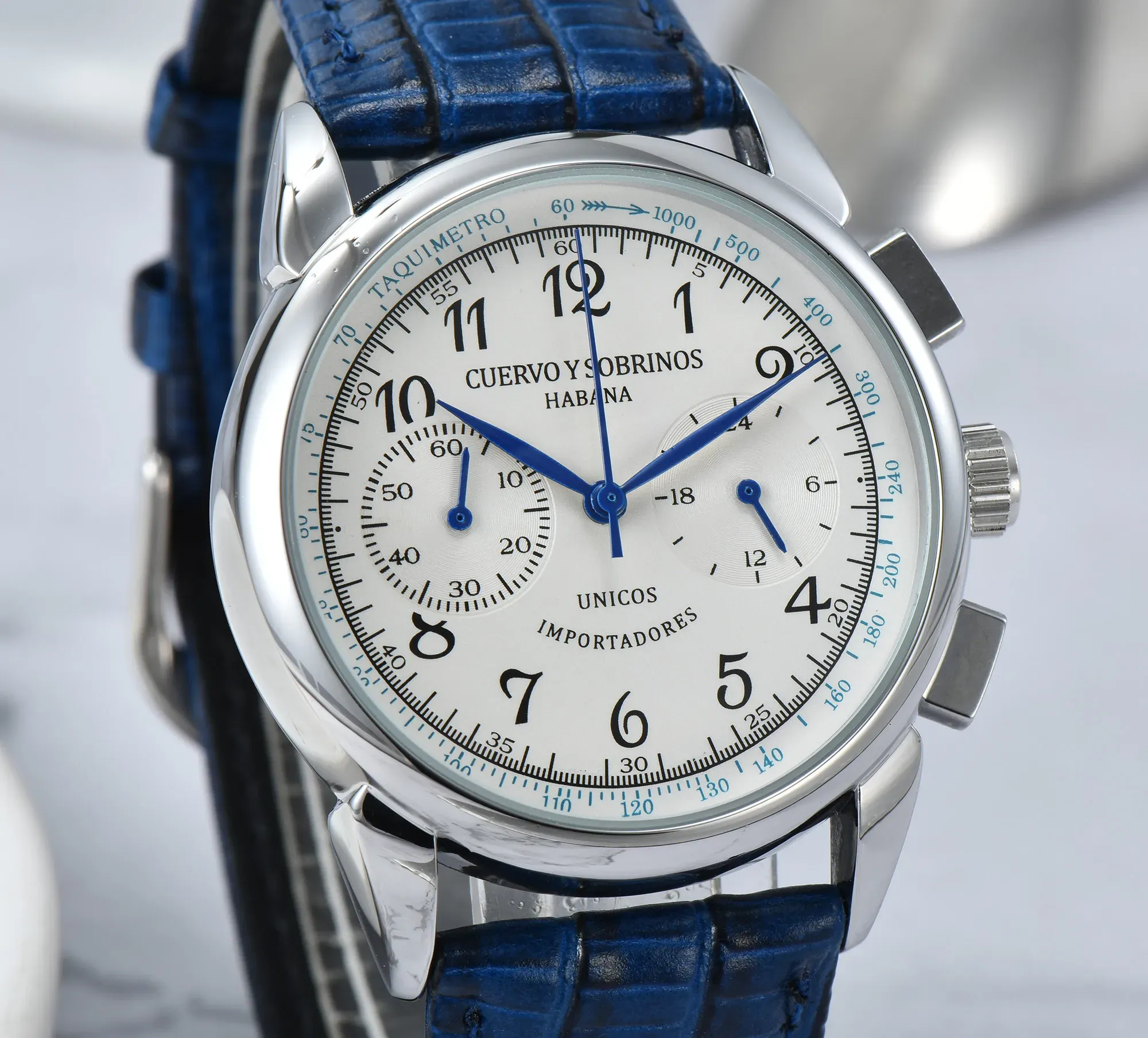 Cys-Historiador Männer Uhr Multifunktional Luxus Chronograph Fashion Classic Lederband wasserdichte Quarz Sportwache