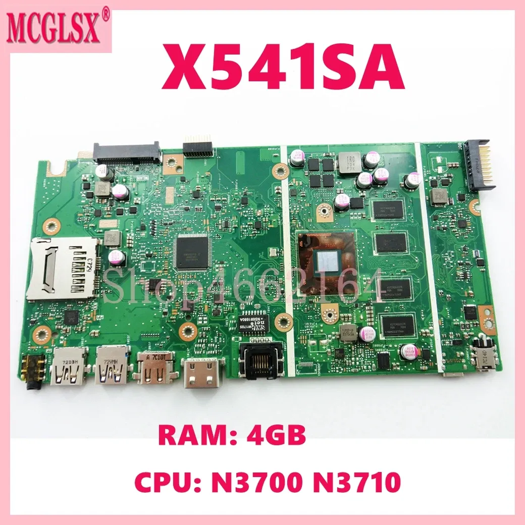 N3700 N3700 N3710 CPU 4GBRAMノートブックASUS X541SA A541SA F541SA R541SA D541SAラップトップマザーボード用マザーボードX541SA