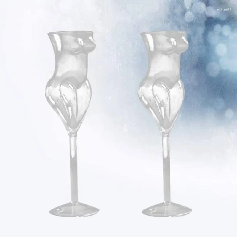 Wine Glasses 1PC Women Body Shape Red Glass Goblet Party Mug Cocktail Borosilicate Beauty Bar Ornament