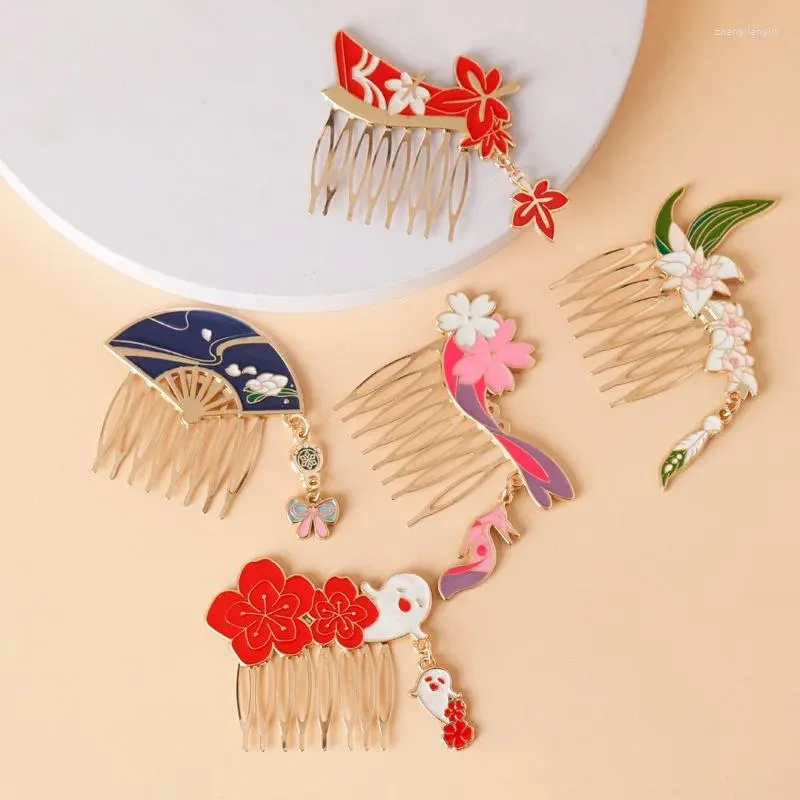 Hair Clips Game Original God COS Accessories Wendy Ayanhua Yagami Son Walnut Impression Fringe Insert Comb