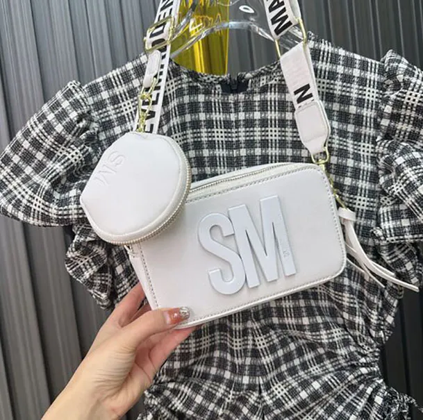 Women s Designer Shoulder Bags Double Straps Crossbody Totes 2PCS Bag with Purses S004