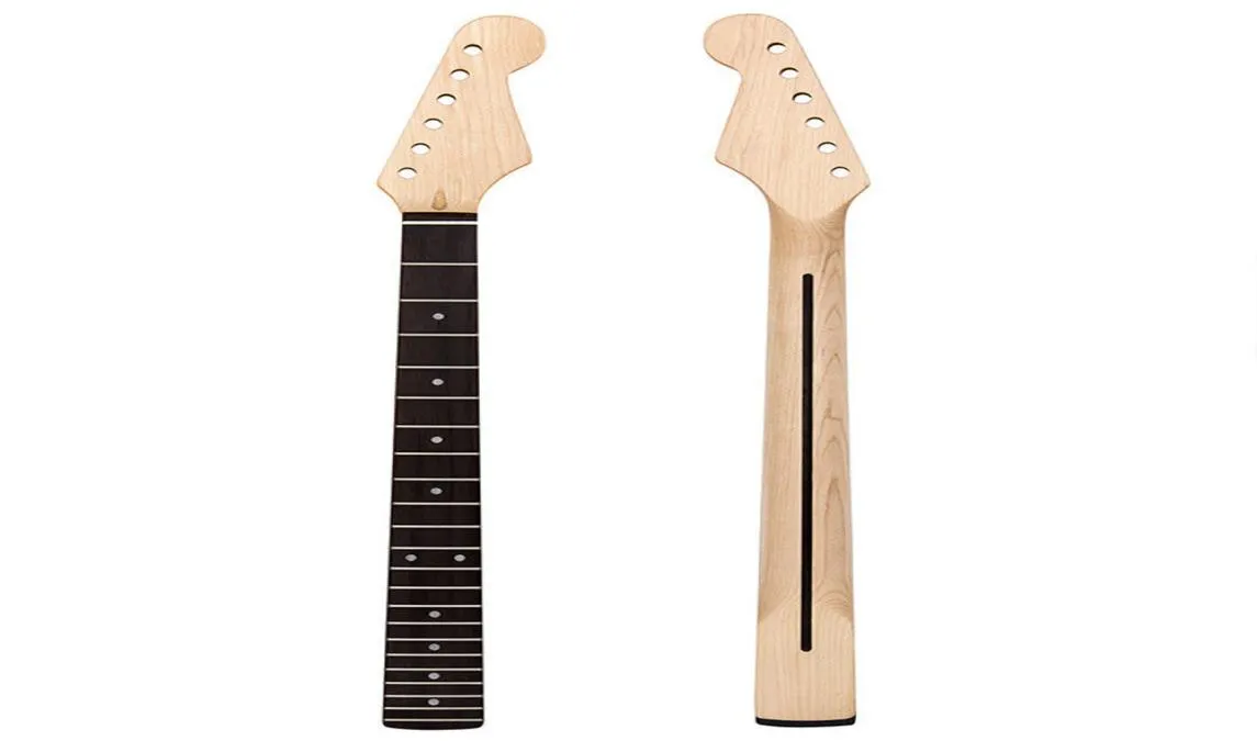 Elektrisk gitarrhals Maple från Kanada 22 Frets Rosewood Fingerboard Bolt On C Shape Clear Satin6140115