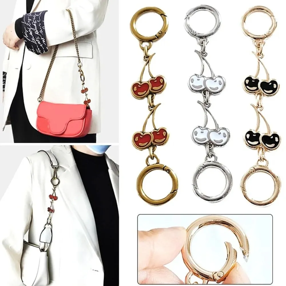 Cherry Charm Bag Chain: Gold Handbag Extender, Detachable Shoulder Strap  Shop Now!