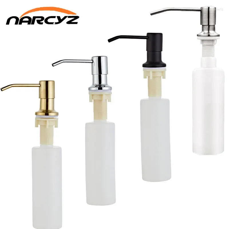 Liquid Soap Dispenser Dispensers Kitchen 304 Stainless Steel Sink 300 ML Black/Nickel Gold Cleaning To 9509N