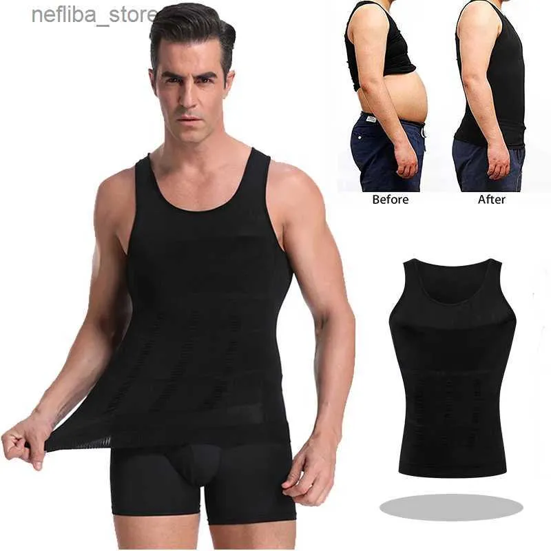 Taille Tummy Shaper Männer schlampen Körper Shaper Unterhemd Tailler Cincher Korsett Männer Shaper Weste Trainingstank Bauch Bauch Taille Schlanker Körper Shapewear L2447