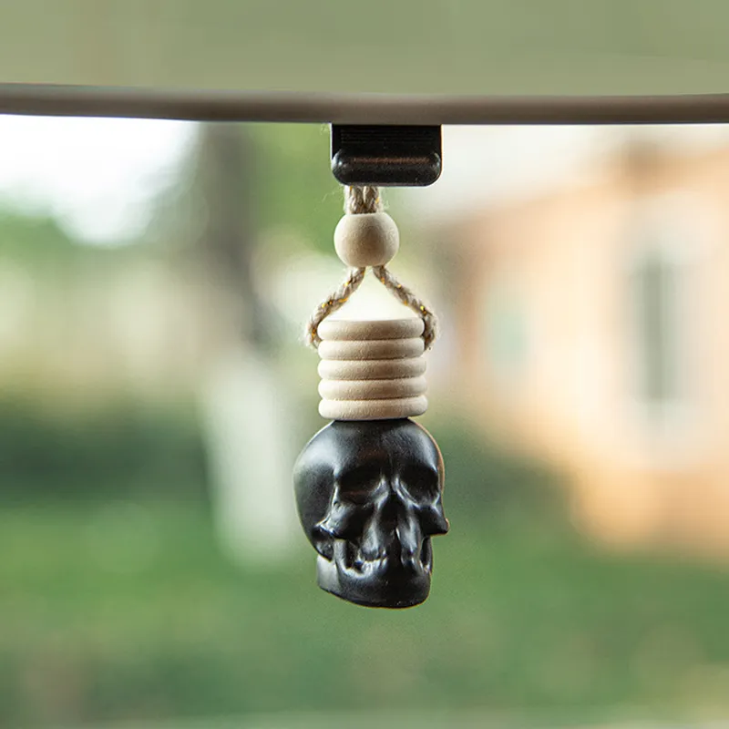 8 ml Hanging Car Fraiseurs d'air de voiture Diffuseur Perfuge vide Perfuge Aromathérapie Bouteille en verre transparent Refipillable