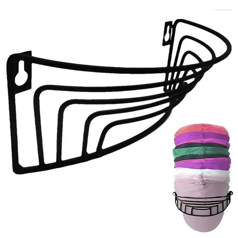 Storage Bags Metal Hat Rack For Baseball Caps Upgraded Curved Wall Mount Display And Bedroom Closet Dresser Entrance