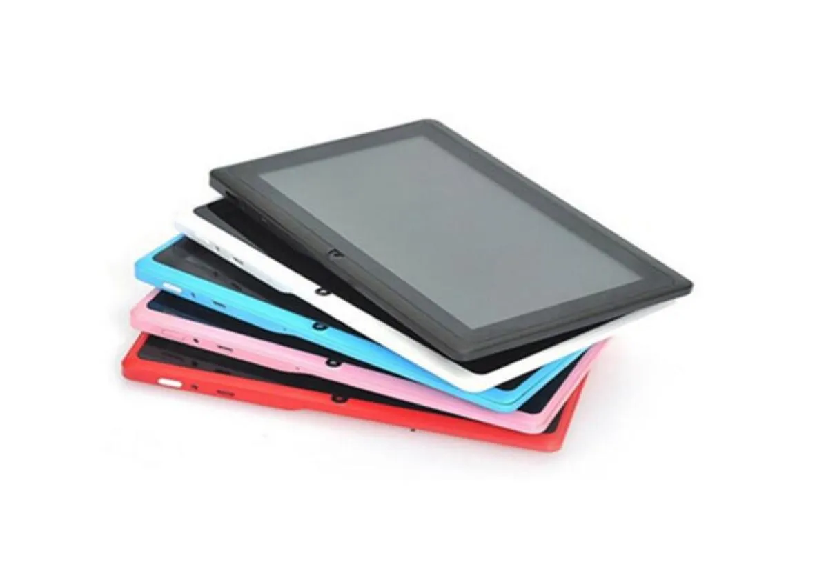 7 Inch Tablet PC Q88 Android System Allwinner A33 QuadCore WIFI Bluetooth Press Screen Camera Children039s white or black2378601