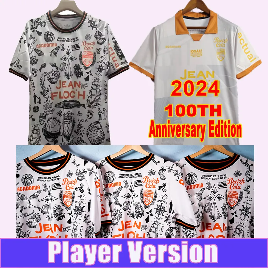 Lorient Soccer Jersey 100th Anniversary Edition, Tattoo Special, Mens  Football Shirt, Short Sleeve GRBIC, LE FEE, BOZOK More!