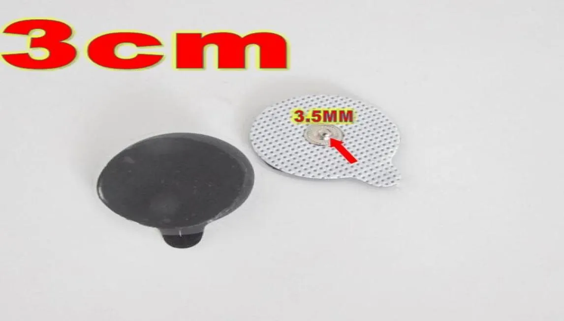 20PCS10PAIR Yedek Oval Küçük Pad Dokumalı Snap Düğmesi Elektrot Pedi Onlarca EMS Ünitesi 3cm Palmiye Masajları Uyumlanabilir1839566