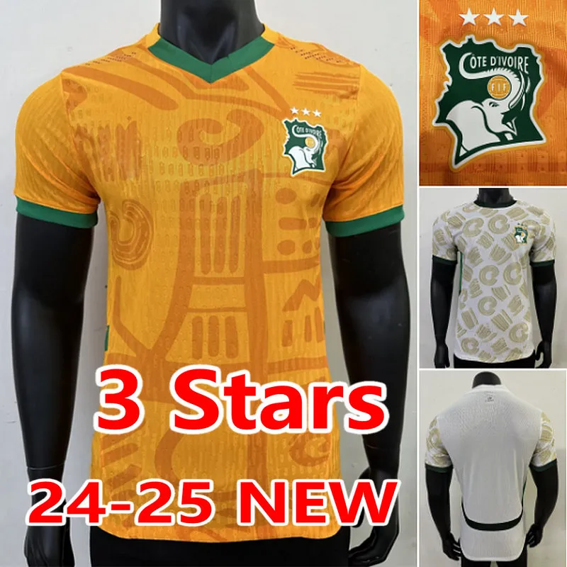 2024 3stars Cote D Ivoire National Team Soccer Jerseys Ivory Coast