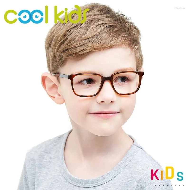 Solglasögon ramar coola barn transparenta glasögon ram tonåringar myopia optisk struktur för alla ansikten mode