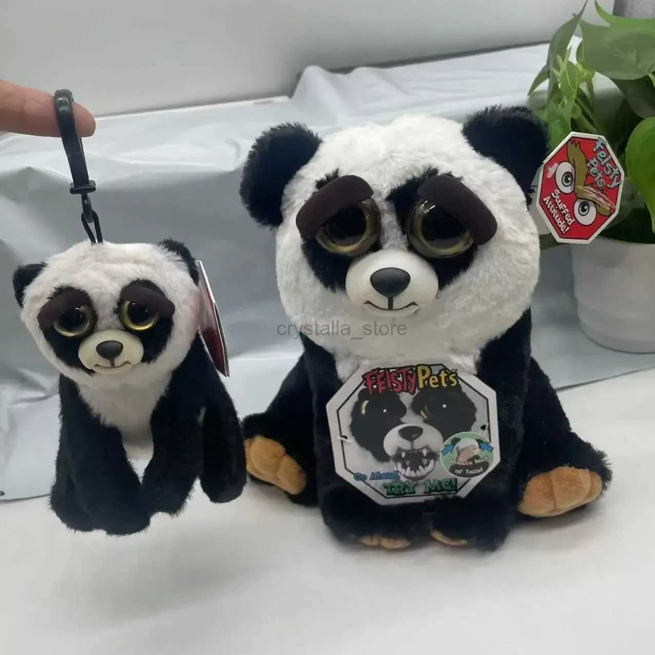 Films TV Plush speelgoed Peisty huisdieren grappig gezicht veranderen eenhoorn zacht speelgoed kinderen gevulde pluche draak boze dieren poppen panda xmas cadeau voor kinderen 240407