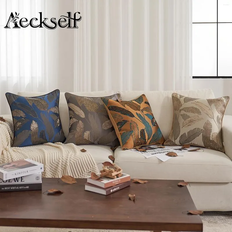 Poduszka aeckself luksus amerykański rustykalny liście rustykalne liście dekoracje do domu do salonu sofa sypialnia