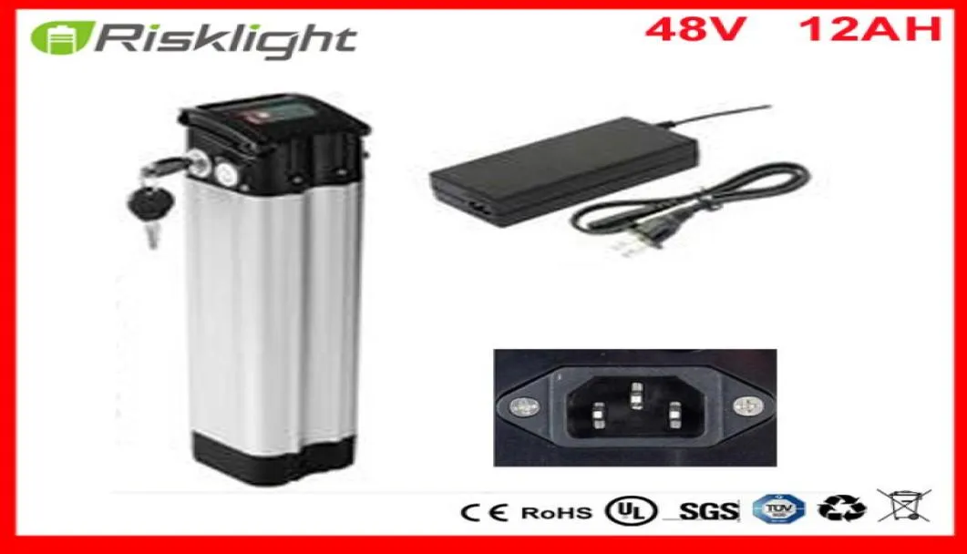 Fabriqué en Chine Top décharge 48V 12Ah Sliver Fish Battery 48V 750W EVIKE LIION BATTERIE POUR 48V 750W MOTEUR avec chargeur2741567