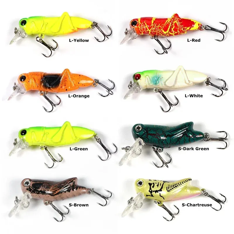 Locust Lure Grasshopper Hard Baits   4g Diving... 