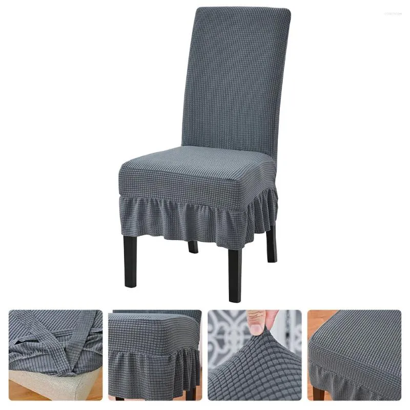 Couvre-chaise Restaurant Jupe Cover Dining Ordinking Seat Hlebcovers Couch Spandex Couch Stretchable Protector Child Dinning Sofa