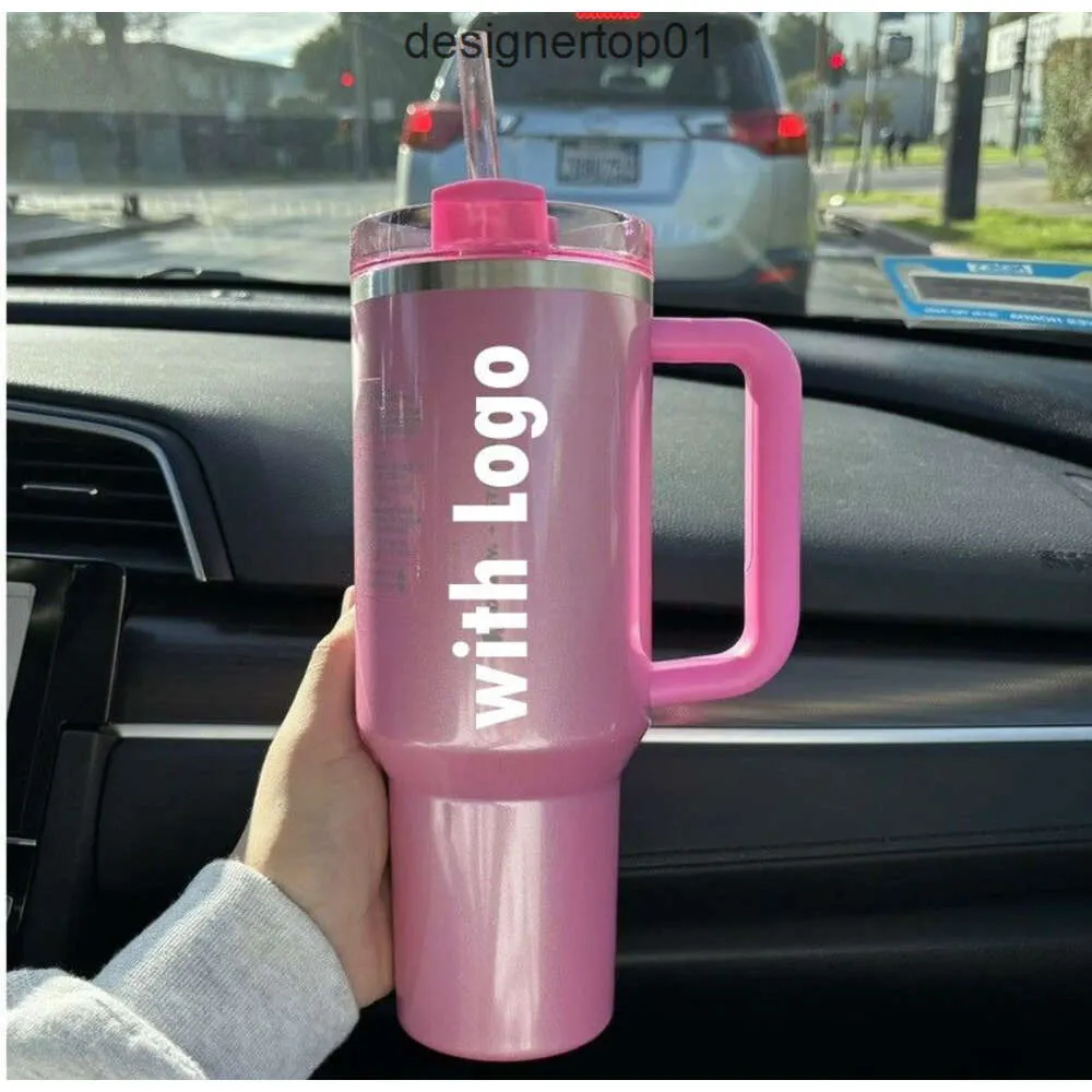 Stanleiness Holiday Red Cobraded Winter Pink Starbacks The Councher H20 Cosmo Pink Parade Tumbler 40 унций 304 винные кружки Swigs Flamingo Water Paltles Target Red Bl Px6u