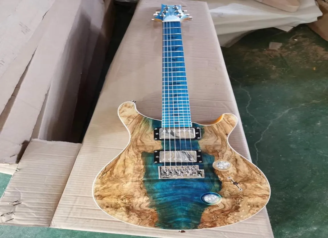 PRS Spalted Guitar 03919 6 Strings Electric Guitar, сделанная в Китае высокое качество с 4009630