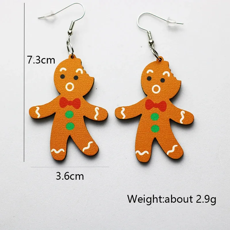 12 Pairs Christmas Orecchini Pendenti Natalizi, Gioielli per