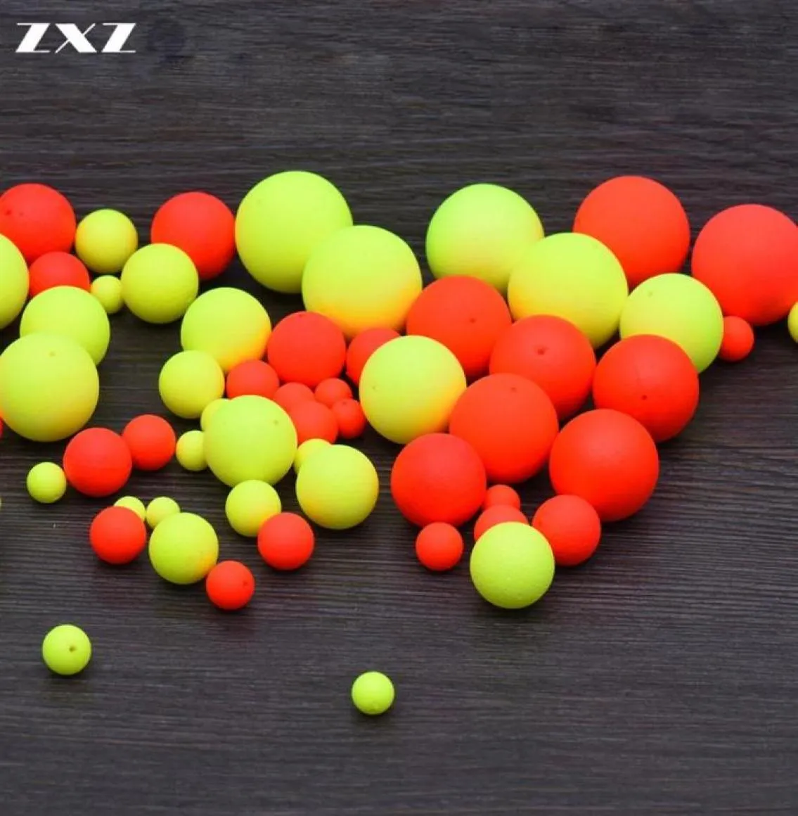 100Pcs EPS Foam Fishing Floats Ball Beads Beans Pompano Float Bottom Rig Rigging for Saltwater Freshwater Fishing Fake Baits292M6875092