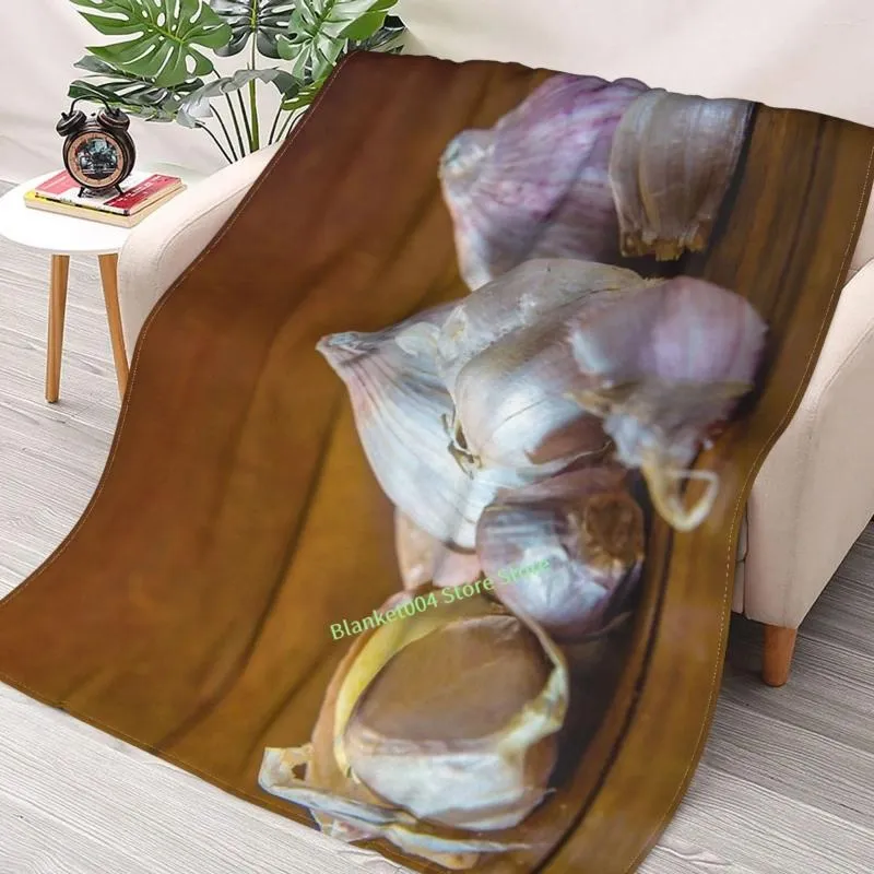 Coperte mazzo di aglio lancio coperta di divano stampato in 3D camera da letto decorativa per bambini regalo di Natale per adulti