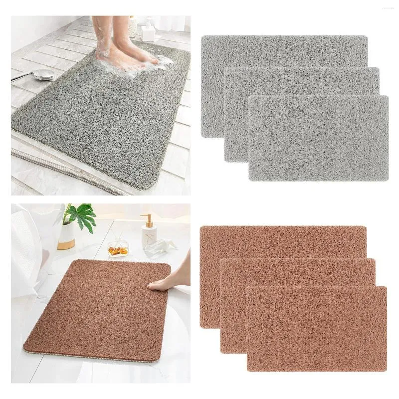 Bath Mats Safety Shower Non Slip Mat Quick Drying Loofah Massage Foot Pad For Wet Areas