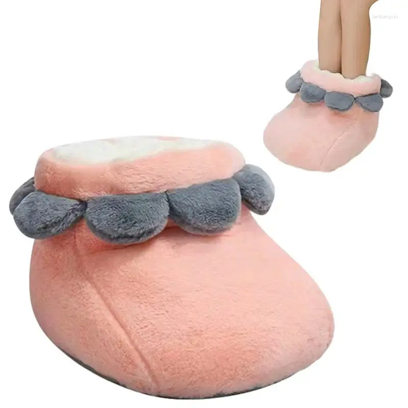 Carpets chauffage à pied souple pour femmes PP Cotton en peluche chauffante Rechargeable Panage de soins de soins regardant TV Étude