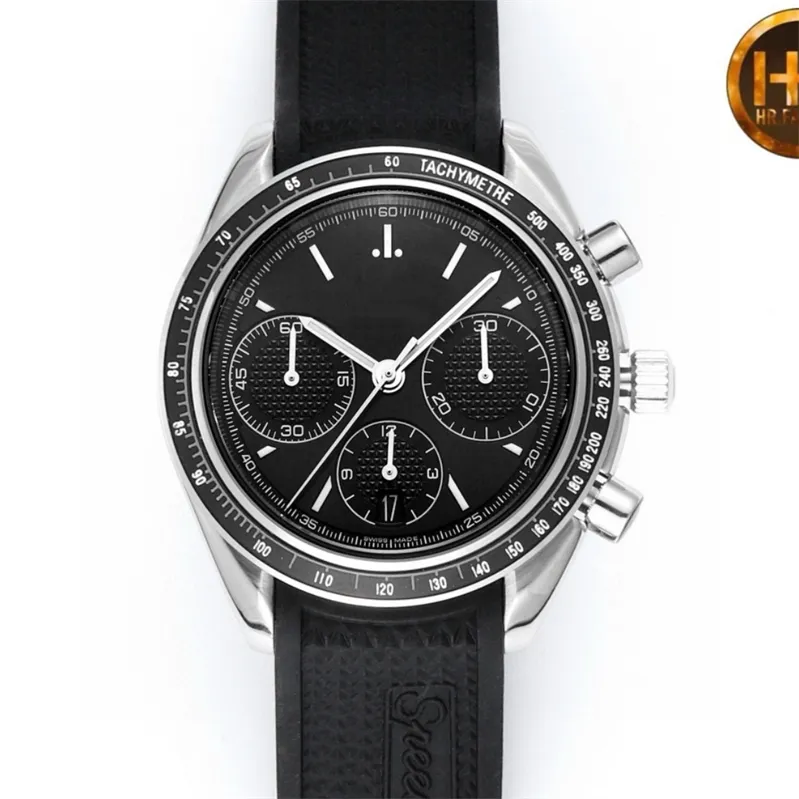 HR Montre DE Luxe men watches 40mm 3330 chronograph mechanical movement steel case luxury watch wristwatches Relojes