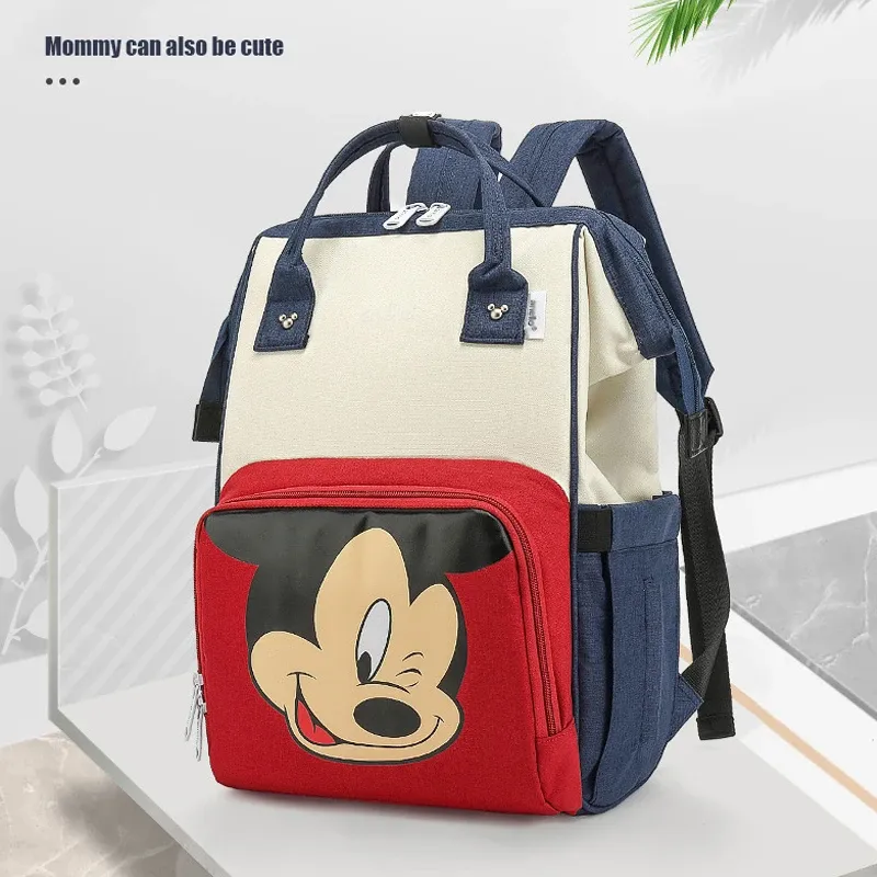 Álbums Bolsa de maternidade de mouse para Baby Nappy Bag Organizador de grande capacidade Viagem à prova d'água mamã