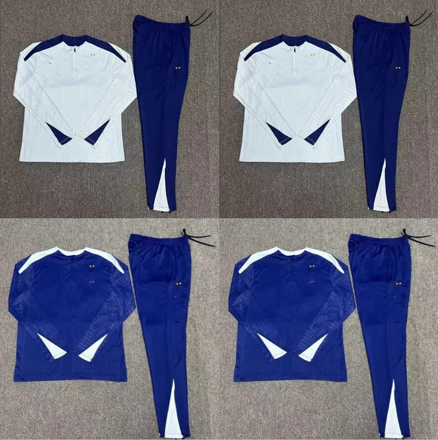 2024 2025 Franch national team Soccer Tracksuit man kit football jacket 24 25 half training suit jogging Survetement