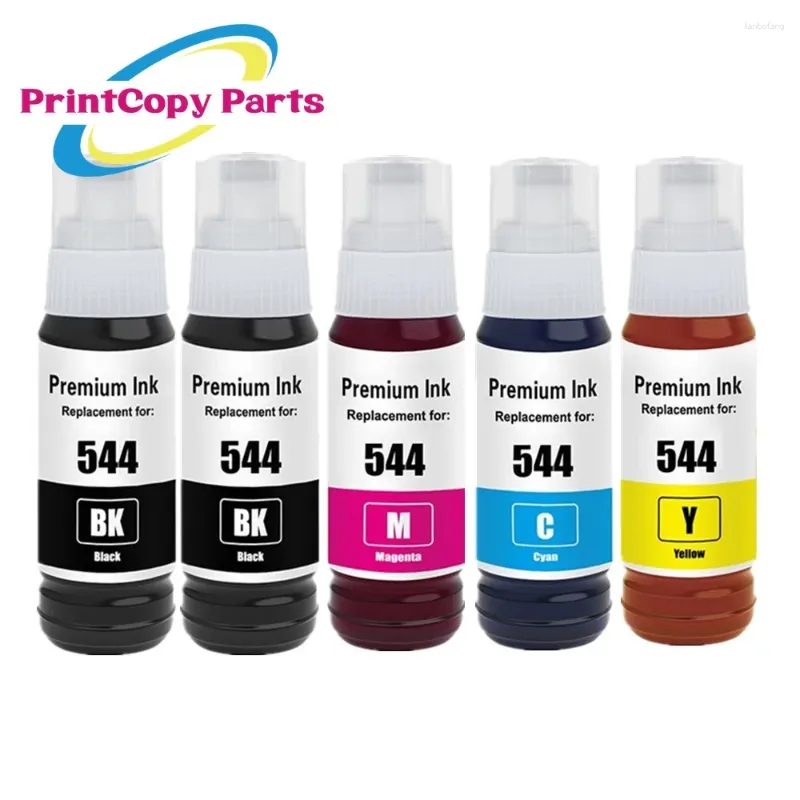 Kits de recarga de tinta T544 para L3110 544 ECOTANK L3210 L1210 L1250 L3250 L3251 L3260 L5290 70ML/BRAMANHA