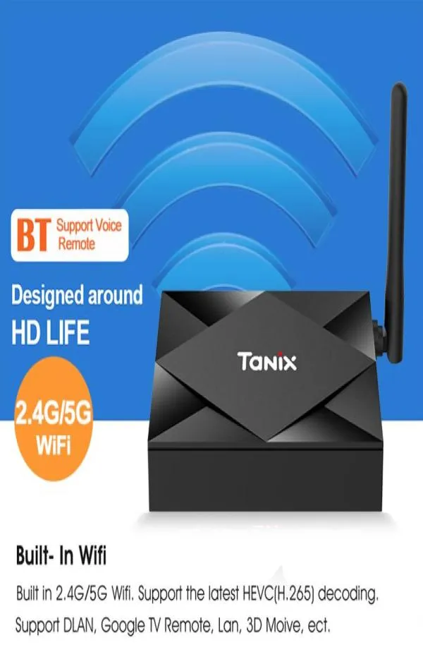 TANIX TX6S Android 100 TV Box Allwinner H616 Quad Core 4GB 32GB 64GB A53 CPU 듀얼 WIFI 블루투스 스마트 박스 9534249