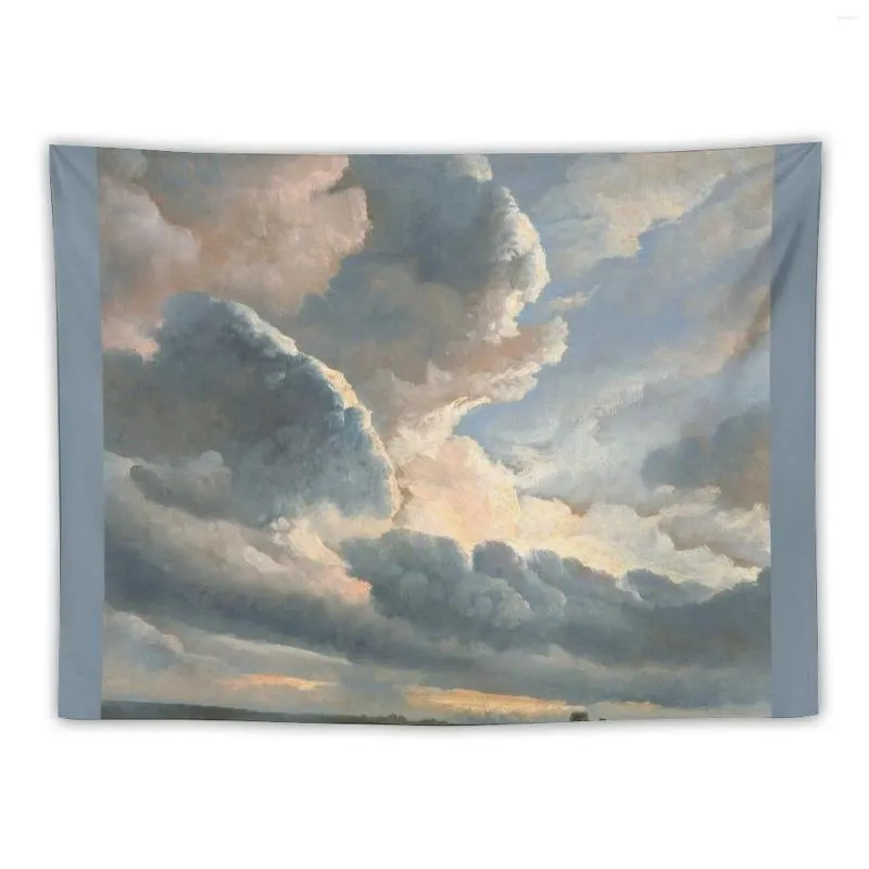 Tapestries Cloud Horizan Oil Painting Cloudy Sky Near Rome Tapestry Wall Carpet Decoration Home