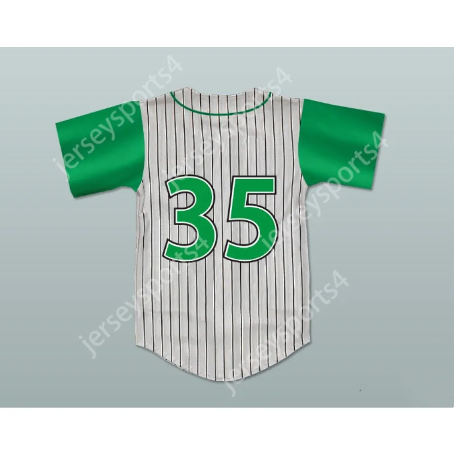 JEFFERSON ALBERT TIBBS 35 KEKAMBAS BASEBALL JERSEY HARDBALL NEW Stitched