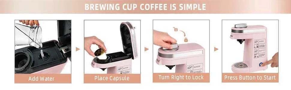 single cup coffee maker k cup compatible