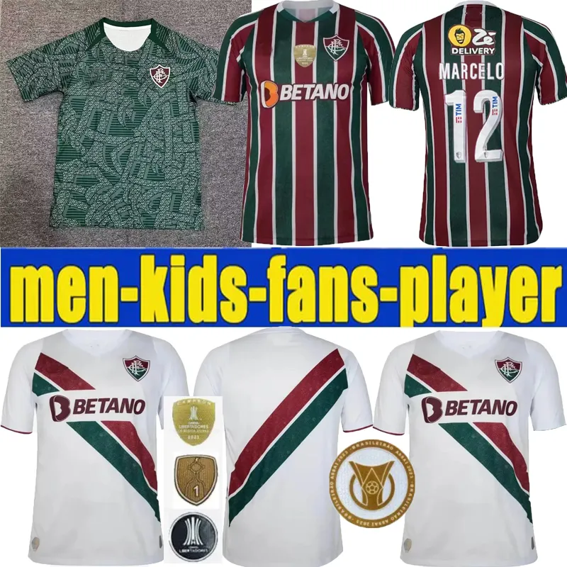 2023 2024 2025 Fluminense voetbaltruien 23 24 25 FC Marcelo Nino Felipe Melo G.Cano Arias Franca John Kennedy Home Away 3rd voetbalshirt 4xl Training