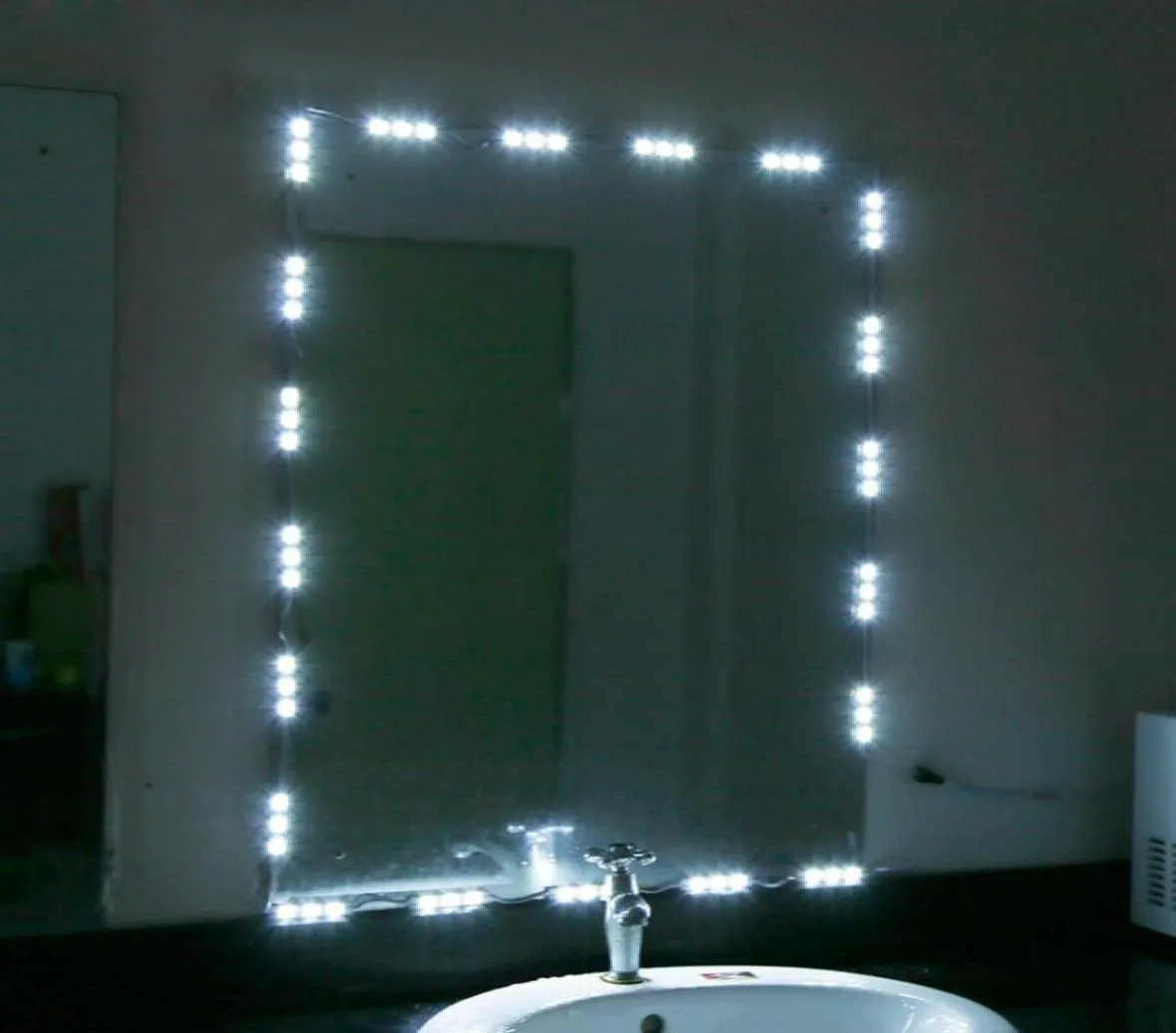 Miroir de miroir blanc à LED de 5 pieds 10ft 12V Kit de chaîne